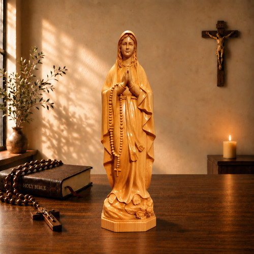 Statua madonna lourdes - statua,