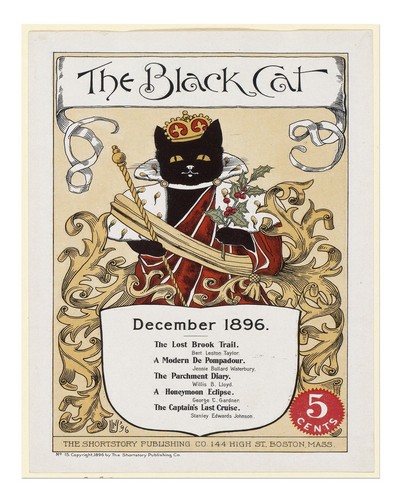 Vintage gatto nero arte - , da