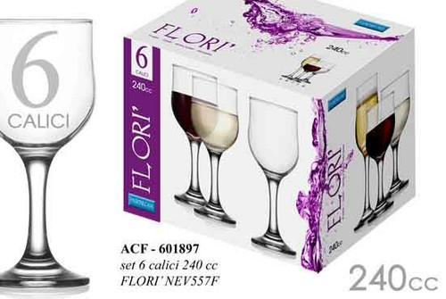 Calice vino rosso bianco - 6,