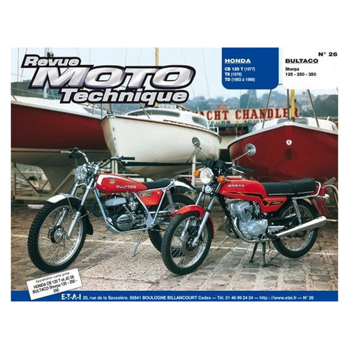 Revue technique moto - technique,