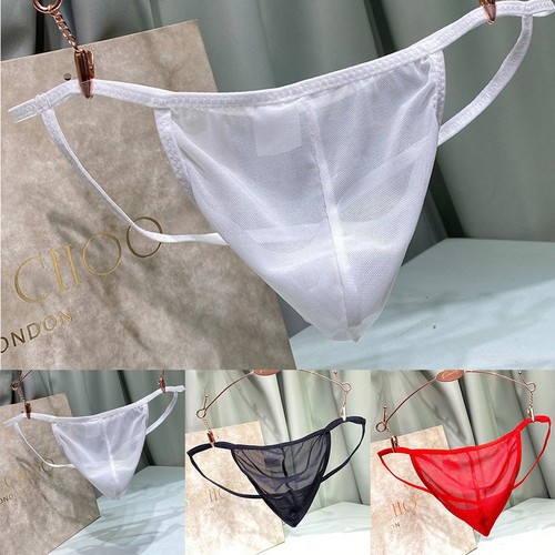 Slip uomo trasparente perizoma