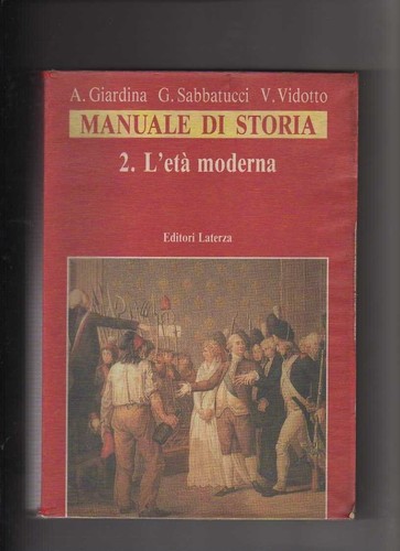 Manuale storia vol - manuale, di