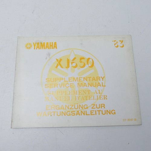 Yamaha 650 supplemento - xj,