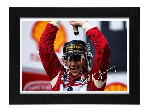 Foto autografo firmato ayrton - firmato,