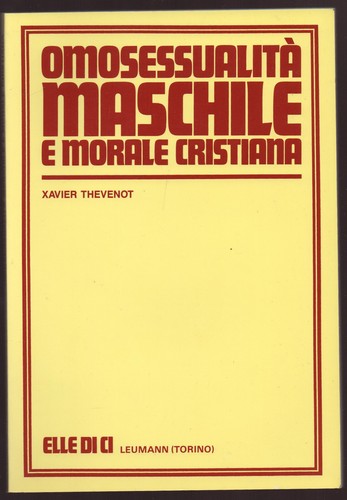 Thevenot omosessualita - x., "omosessualita'
