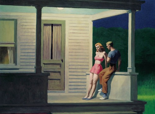 Edward hopper summer - summer, evening