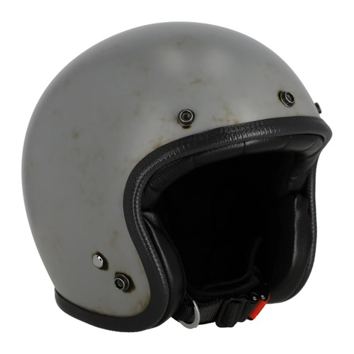 Casco jet dirty grigio - 70's,