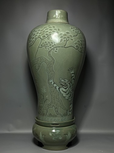 Vaso bottiglia bestia tigre