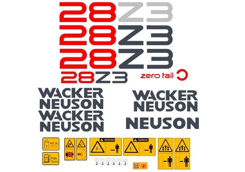 Neuson 28z3 set adesivi - neuson,
