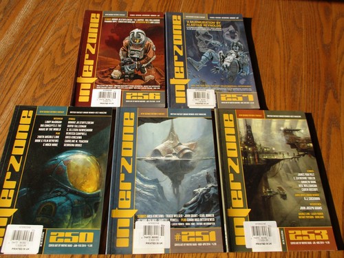 Interzone magazine 5 issues - interzone,