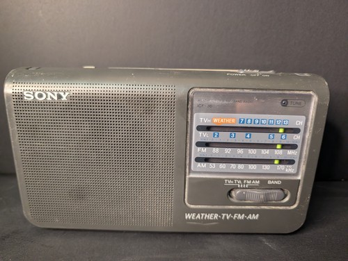 Sony icf radio - sony,
