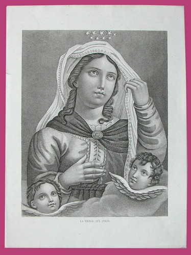 Vierge aux anges bulino - la,