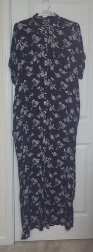 Abito maxi camicia - maxi,