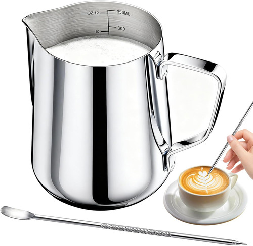 Brocca per latte acciaio - brocca,