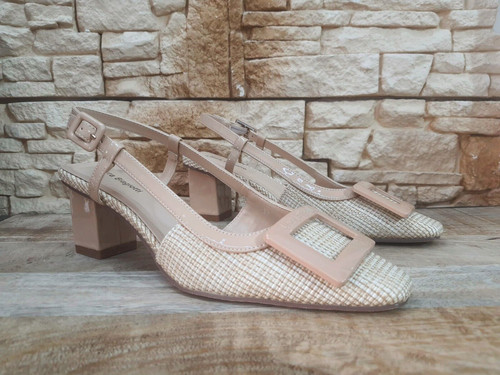 Decollete beige laura - decollete,