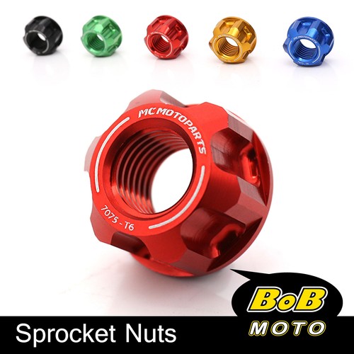 Motorcycle rear sprocket nuts - rear,