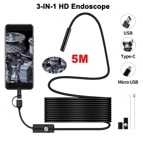 Per android 1 endoscopio - 3-in-1,