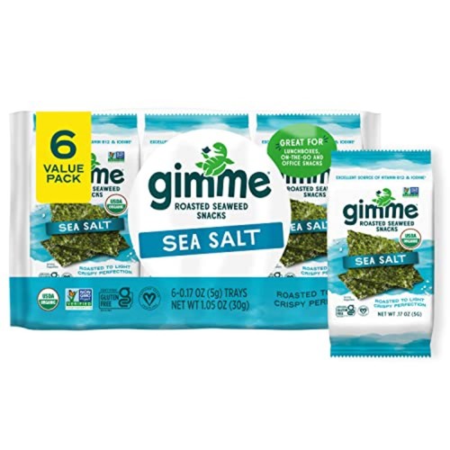 Snack alghe arrosto biologico - arrosto,