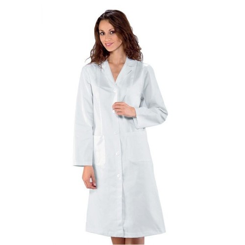 Camice medico donna - vichy, 100%