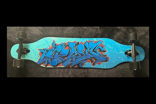 Longboard graffiti 41x9 - graffiti,