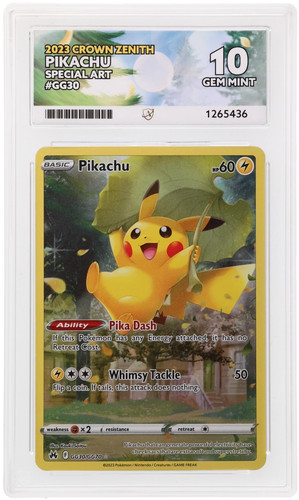 Ace pikachu gg30 gg70 crown - pikachu,