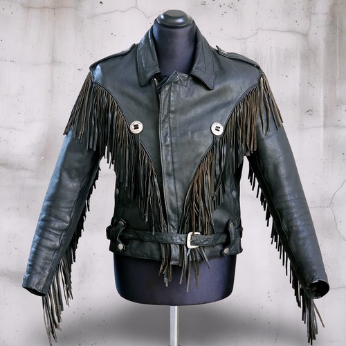 Giubbotto pelle chiodo - , vintage