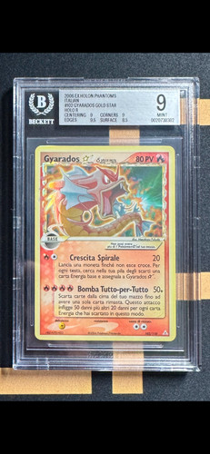 Pokemon card bgs 9 gyarados - pokemon,