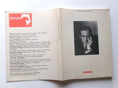 Walter gropius 1907 1934 - 1907-1934,
