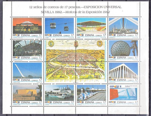 Francobolli spagnoli 1992 - francobolli,
