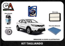 KIT TAGLIANDO NISSAN QASHQAI II 1.5 DCI 81KW 110CV DAL 11/2013 ELF FE 5W30