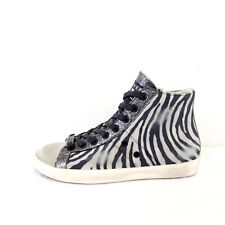 Sneaker LEATHER CROWN nere grigie scarpe da donna scarpe per il tempo libero camoscio 36 nuove