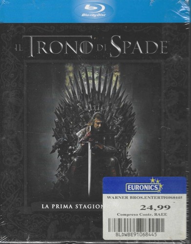 Cofanetto blu ray trono di - blu,
