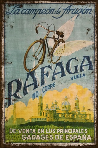 Insegna rafaga biciclette - rafaga,
