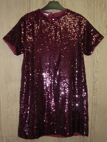 Vestito zara bambina borgogna - vestito,