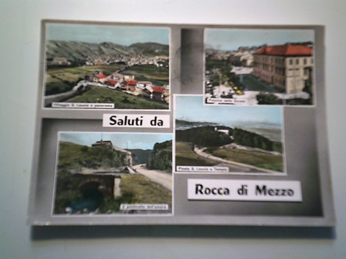 Cartolina viaggiata saluti da - viaggiata, "saluti
