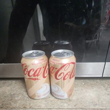🔵 Nuova Edizione Limitata Coca Cola HOLIDAY CREAMY VANILLA Rara Soda (2 Lattine)