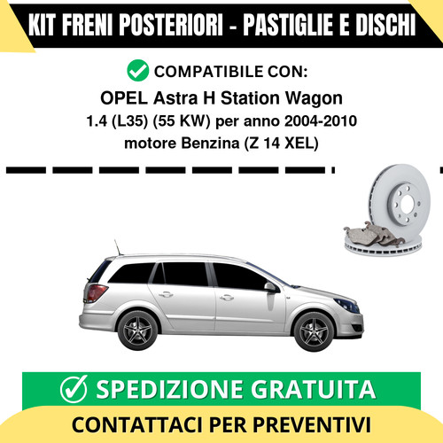 Kit freni posteriori - kit,