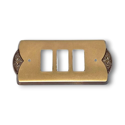 Placca valli colombo ottone - colombo,