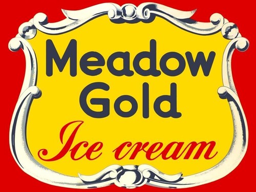 Gelato prato oro nuova insegna - oro,