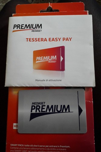 Tessera abbonamento mediaset - abbonamento,