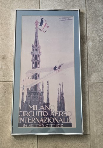Poster volo aereo - , incorniciato