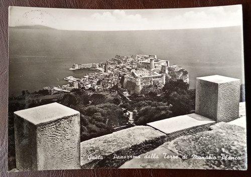Cartolina gaeta panorama dalla - panorama,