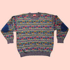 Missoni Example Maglione vintage wool sweater vintage 80s Made in Italy size L