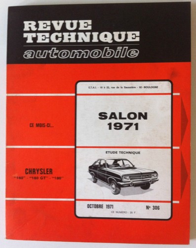 Rta 1971 chrysler 160 - 1)rta, du