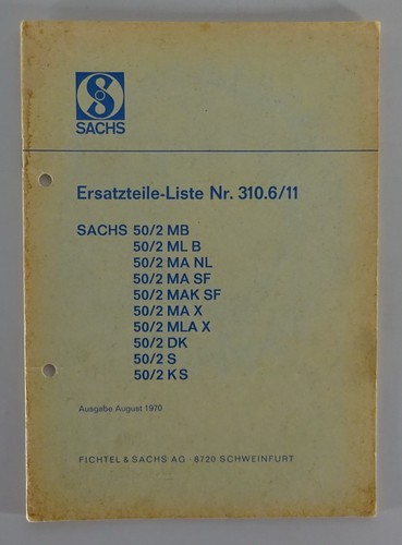 Catalogo ricambi sachs motore - catalogo,