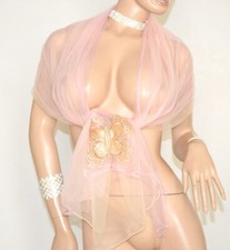 Stola donna rosa cipria