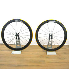 Set ruote bici da strada tubolari 45 mm carbonio Corima vintage con pneumatici Tufo S3 Lite