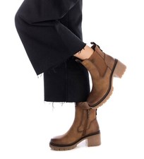 REFRESH STIVALE STIVALETTO TRONCHETTO DONNA CON TACCO 172267 CAMEL DAL 35 AL 40