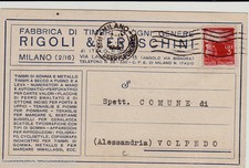 #MILANO: testatina- RIGOLI & FRASCHINI- FABBRICA TIMBRI