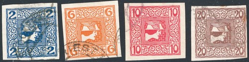 Austria 1908 francobolli - 1908/10,